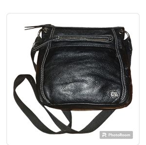The Sak black crossbody purse. Silver hardware EUC